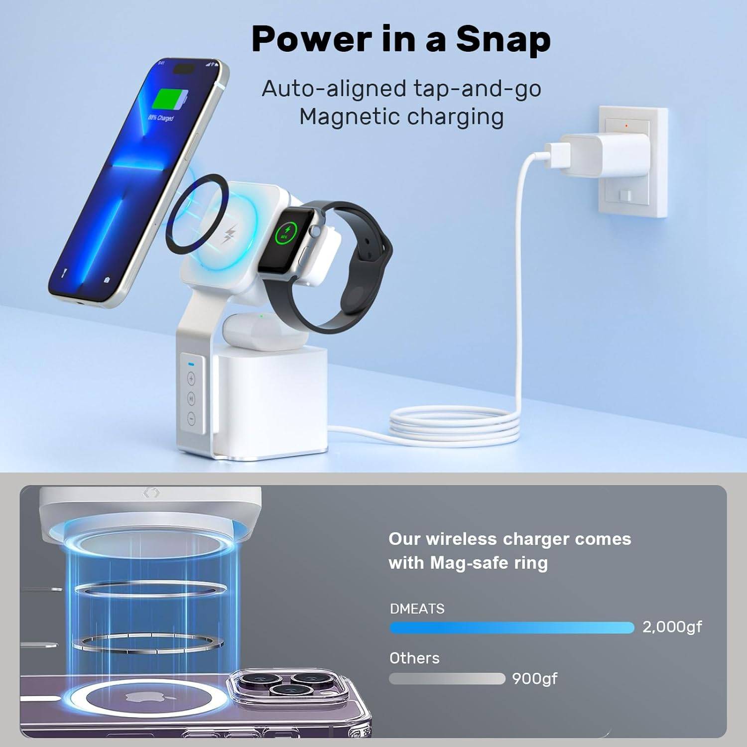 4 in 1 Magnetic Charging Stand 2
