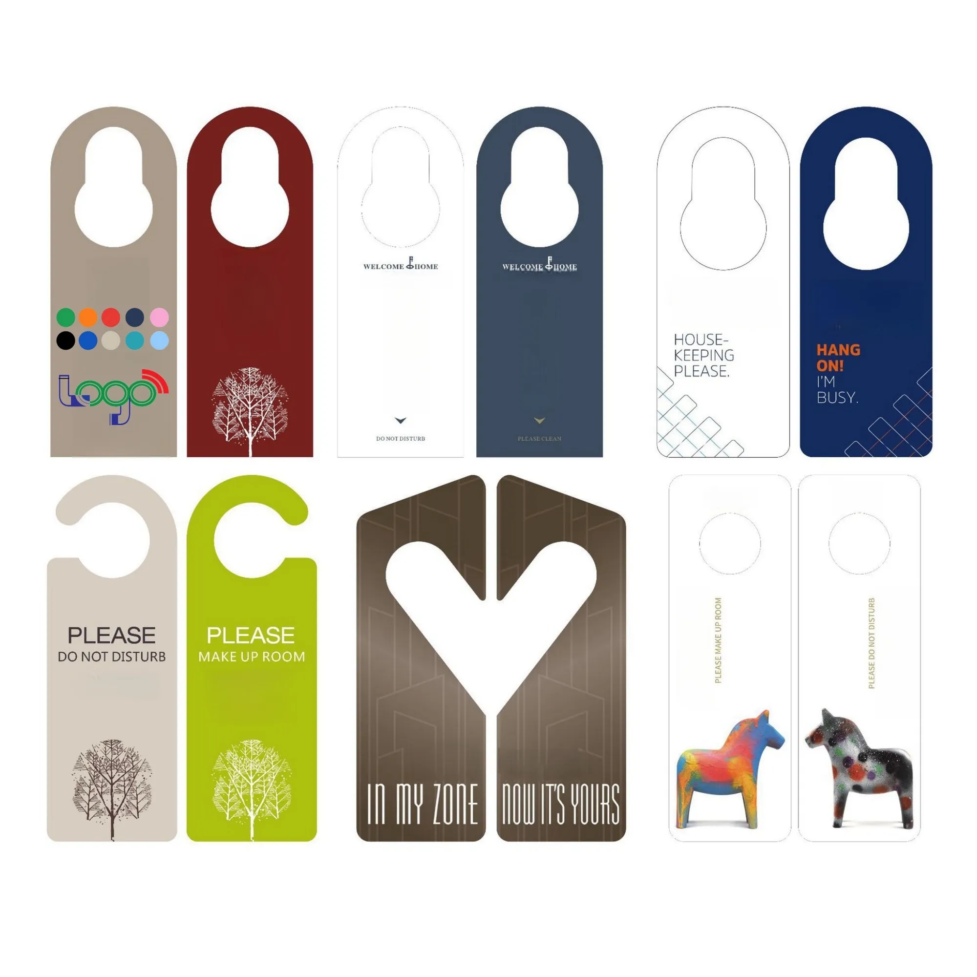 Hotel Listing PVC Do Not Disturb Door Card Hanger 4