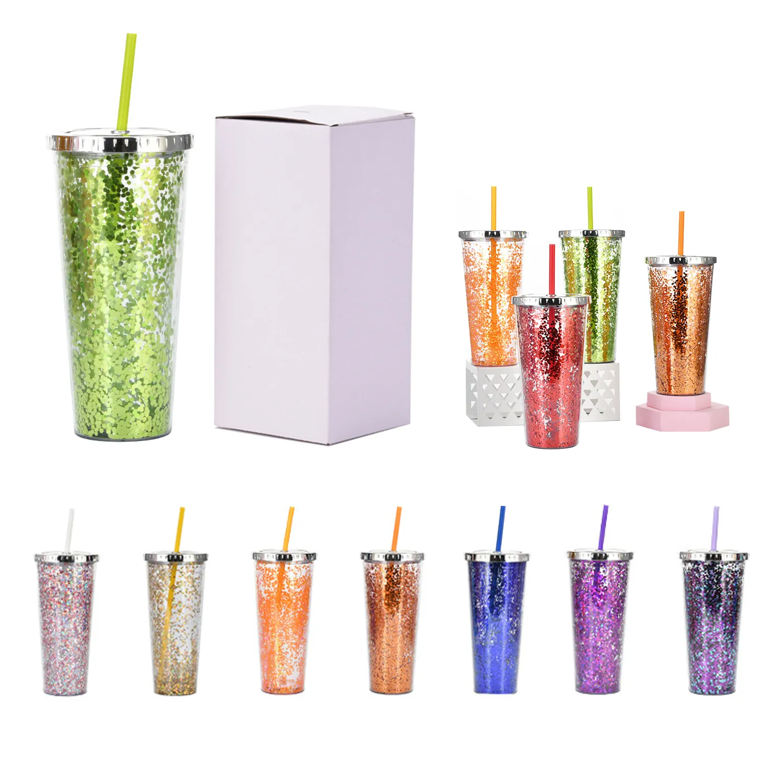 24Oz Double Wall Insulated Tumbler Cups 3