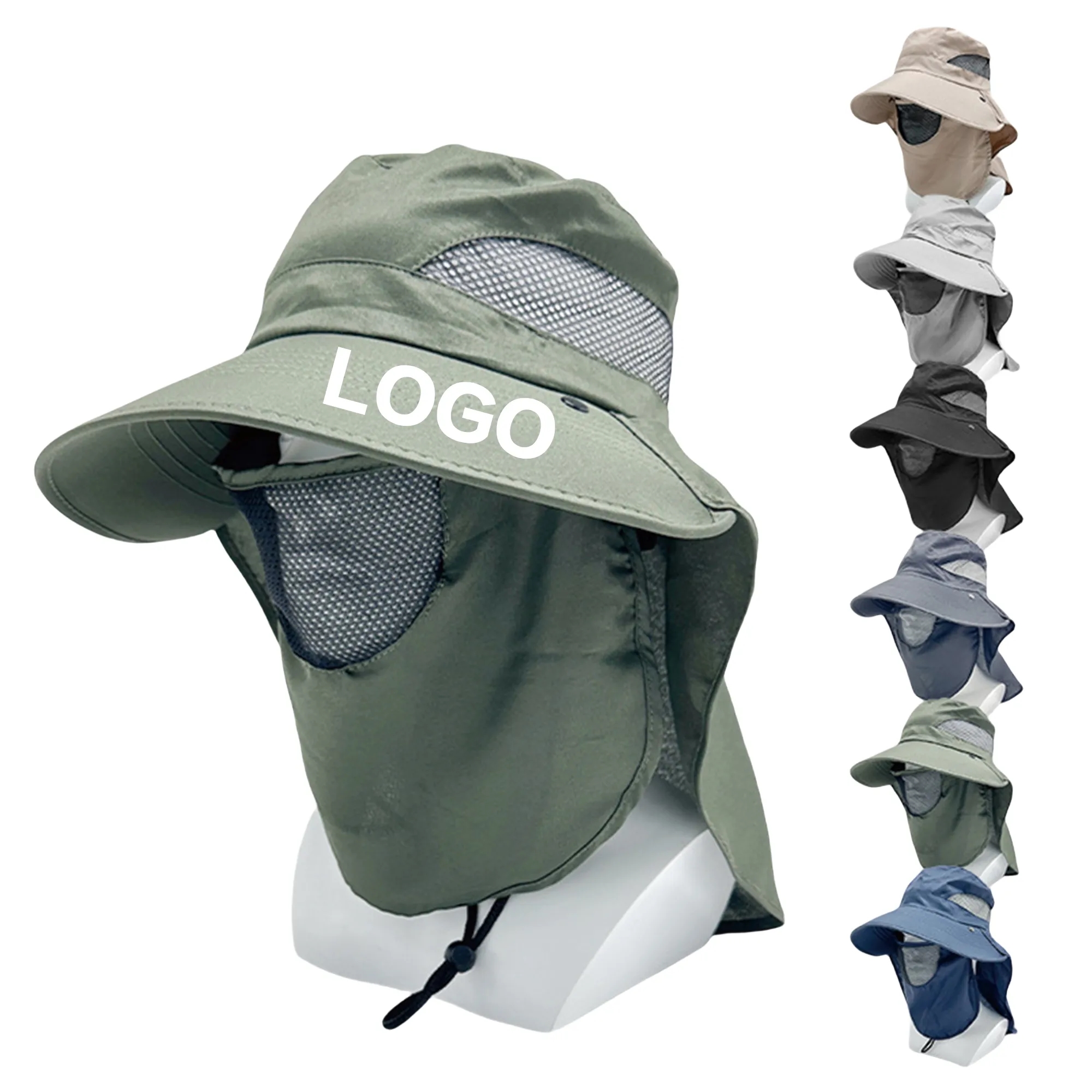 Wide-Brim Full-Coverage Sun Hat 2