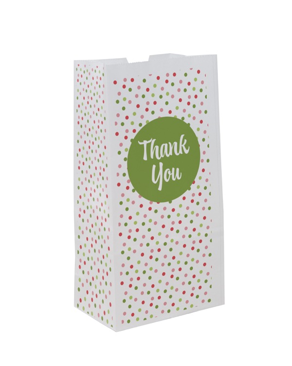 Christmas Scatter Design 1 SOS Paper Bags (5" x 9.75" x 3.125") 3