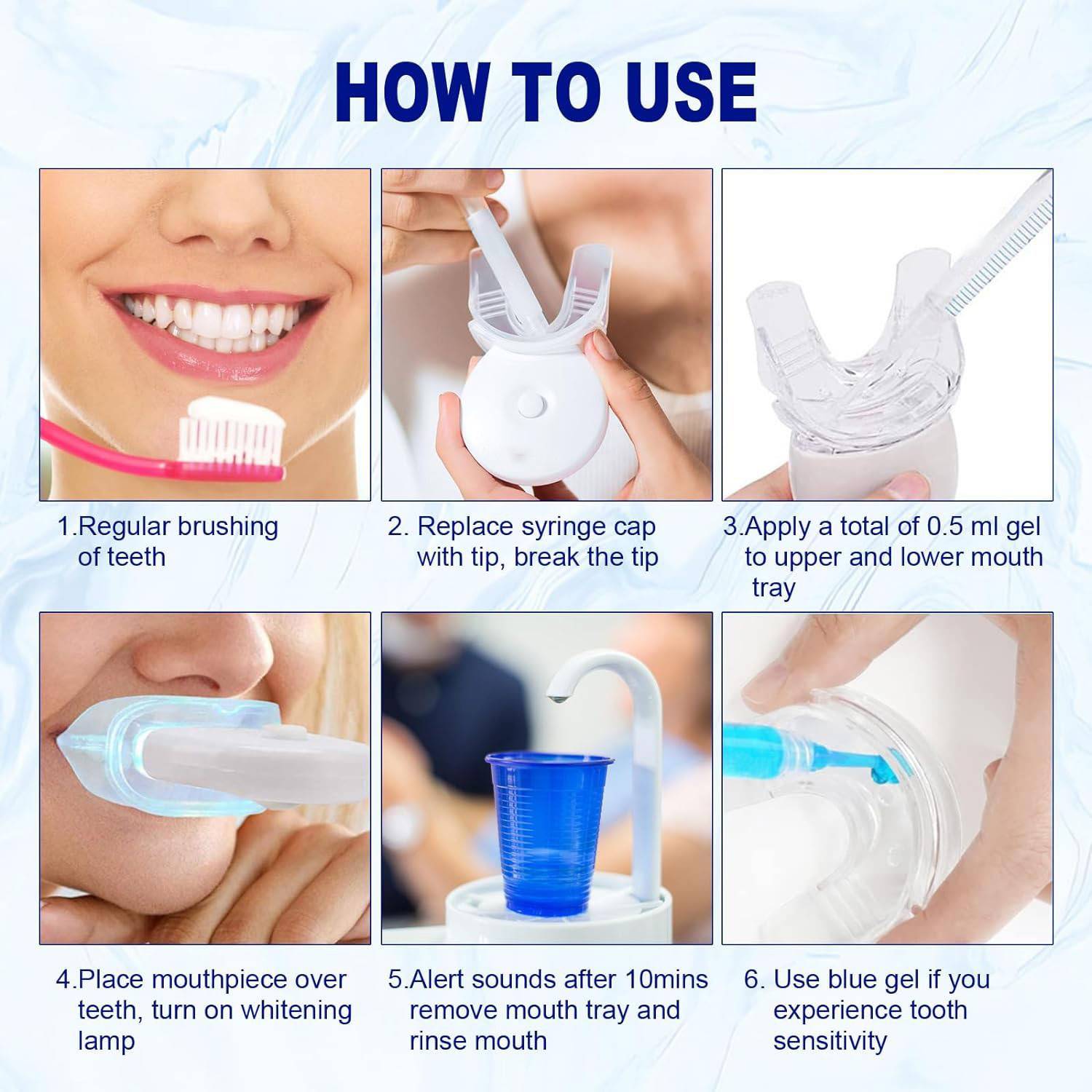LED Teeth Whitener Set 4