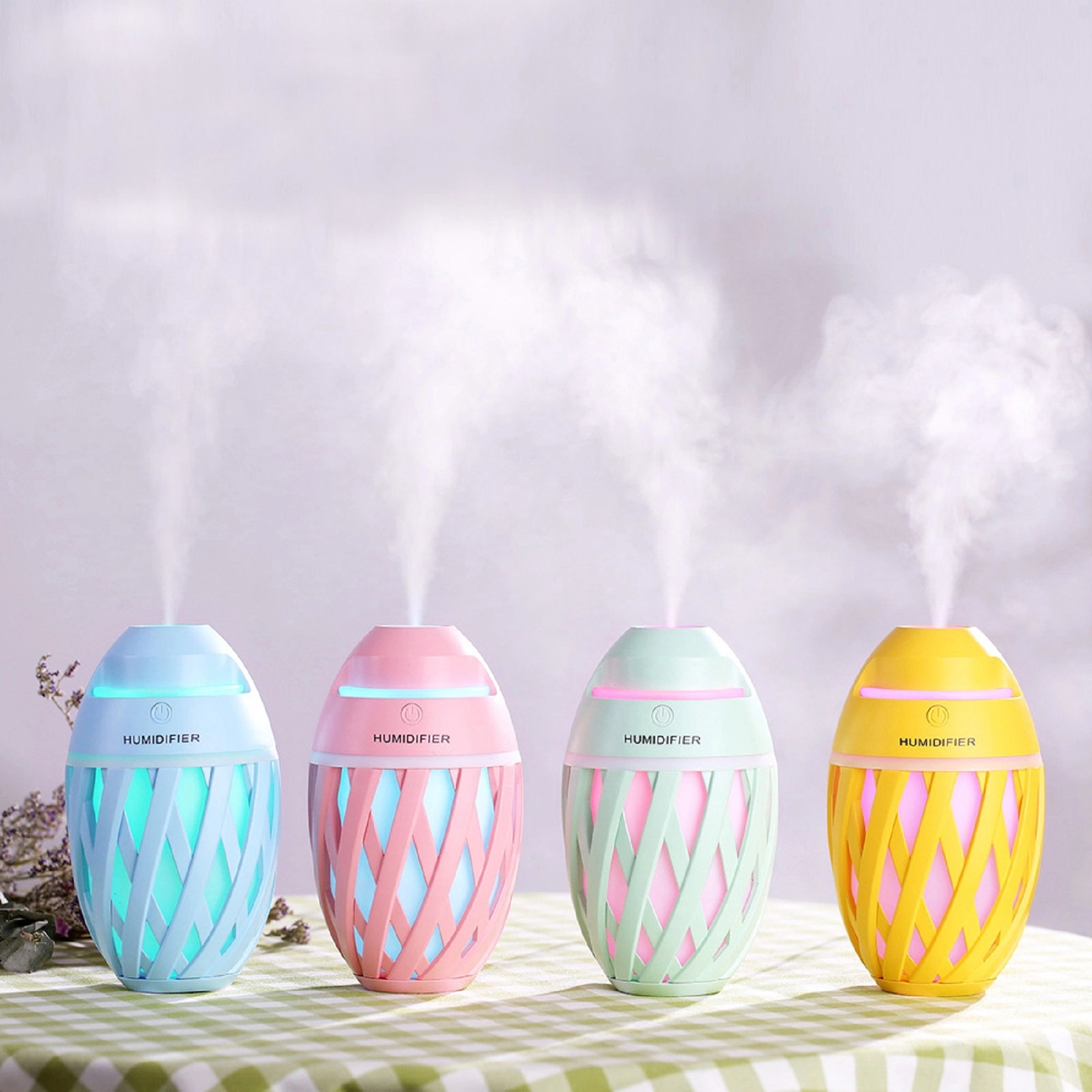 320 ml Rugby Shape Air Humidifier with LED Light 2