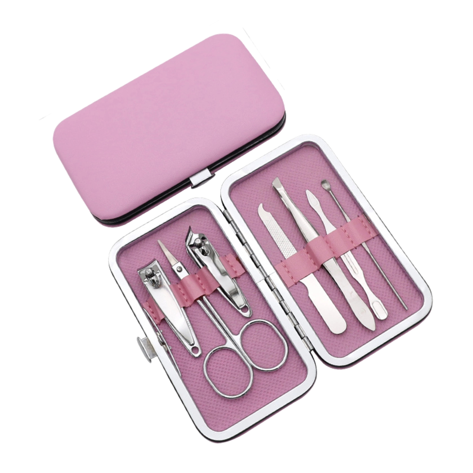 Stainless Steel 7 in 1 Set Manicure Makeup Tool 9