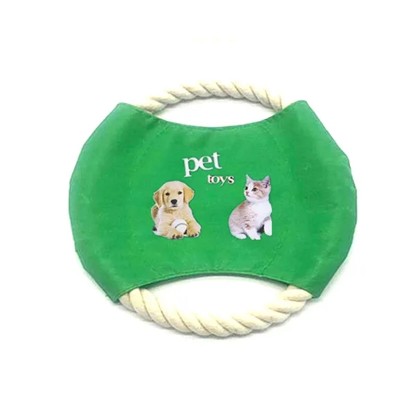Promotional Pet Rope Tug & Flyer Toy 8
