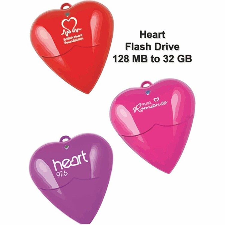 Heart Flash Drive / USB - 8 GB