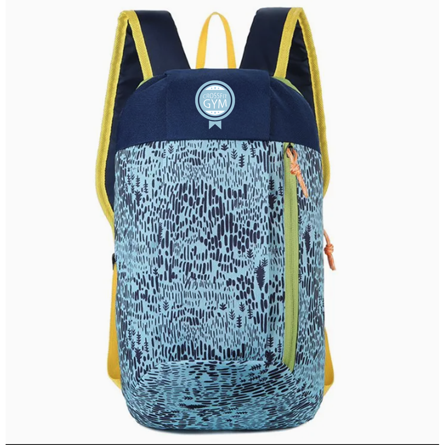 Stock Brushstroke Waterproof Nylon Backpack - 15.8x8.7x4 in