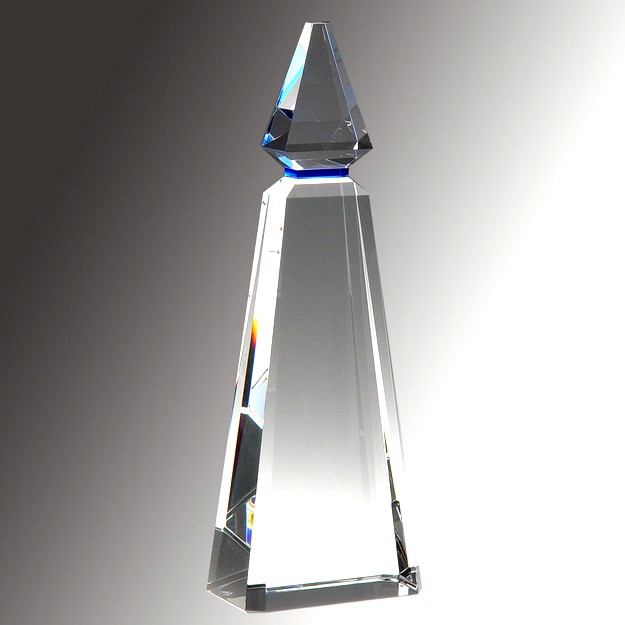 Unique Premium Blue Phineal Crystal Award 1