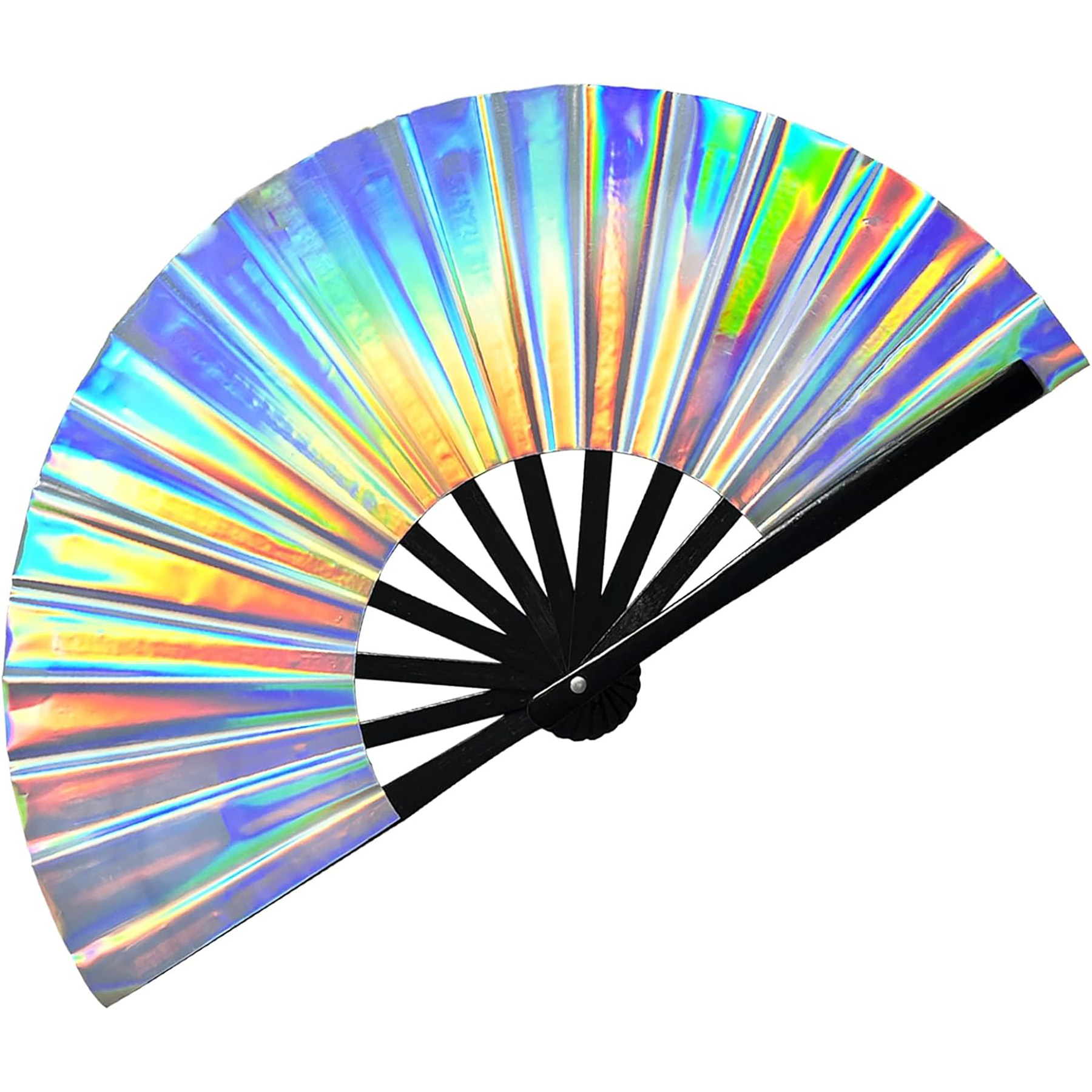 Large Folding Hand Rave Fan 5
