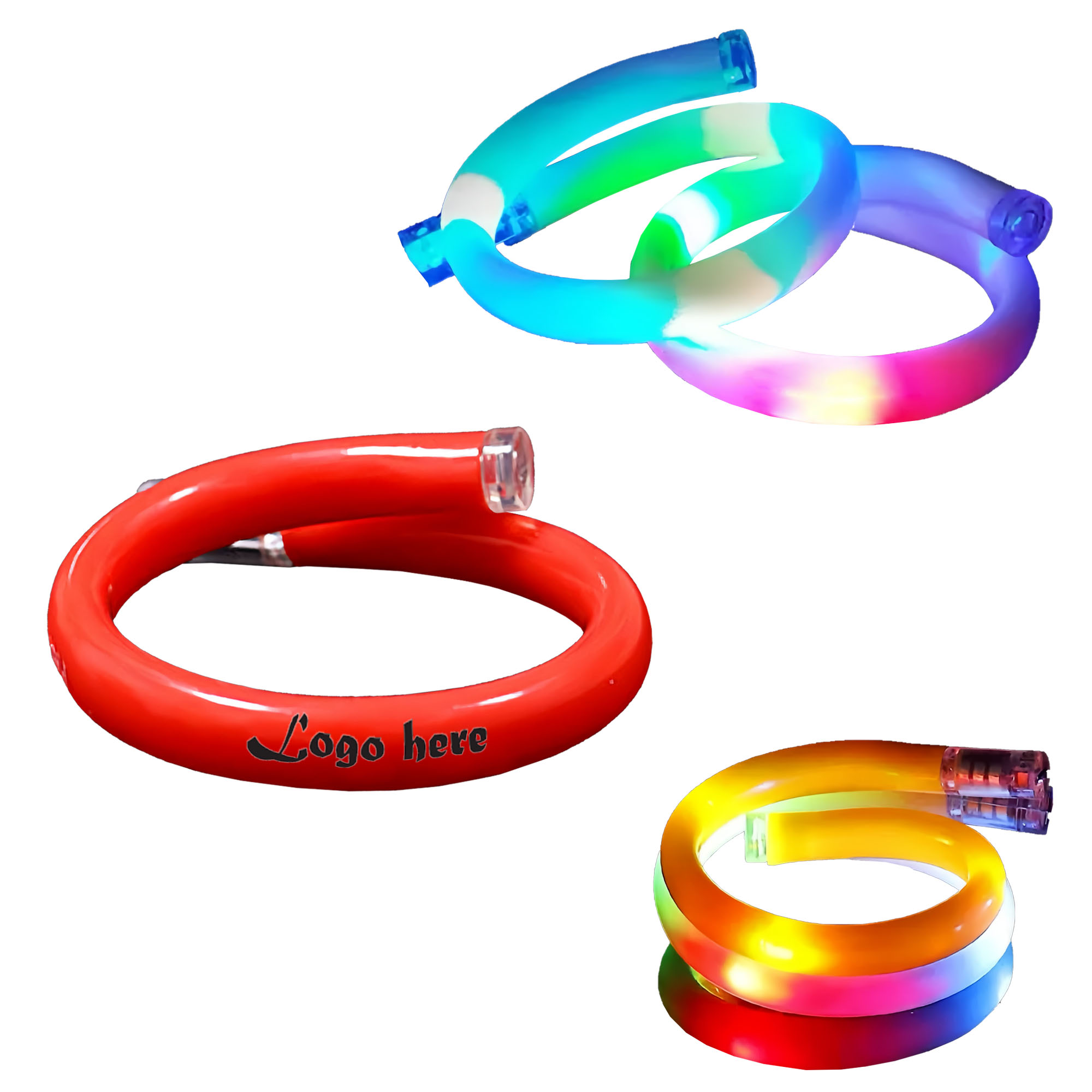 Custom LED Flashing Wristband 2
