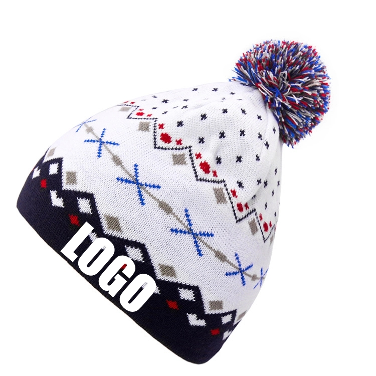 Custom Beanie Hats Winter Knitted Caps Unisex 4