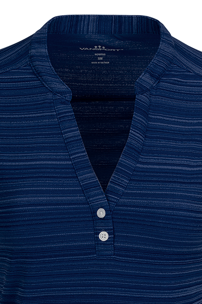Women's Vansport Strata Textured Henley 15
