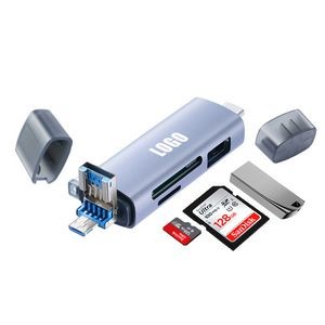 2 In 1 USB 3.0 and USB Type C Card Reader 3