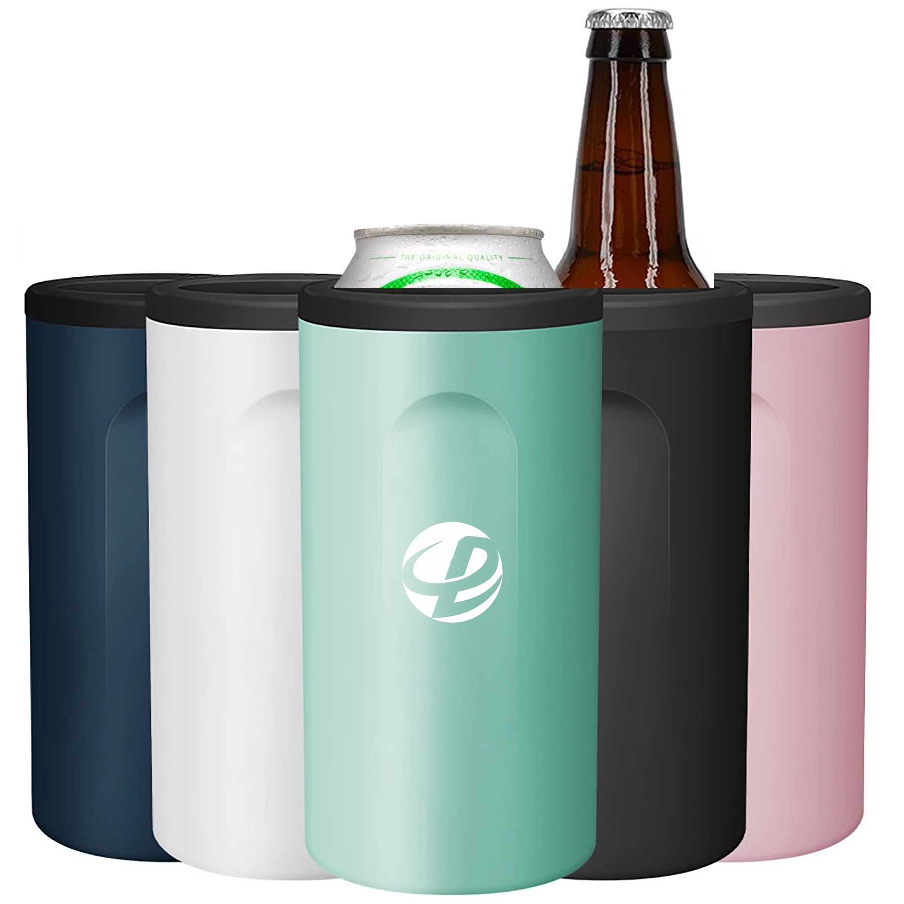 15oz Slim Can Cooler Stainless Steel for Beer Bottle Keeper 7