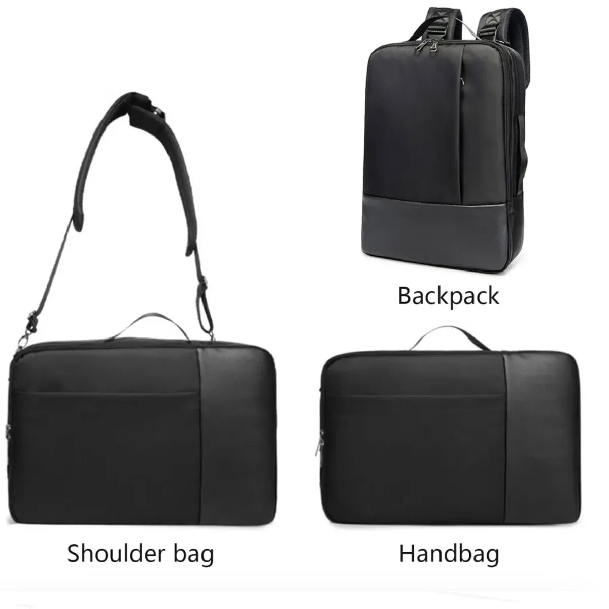 15.6 Inch 3-way Convertible Luxury Business Laptop Backpack 3