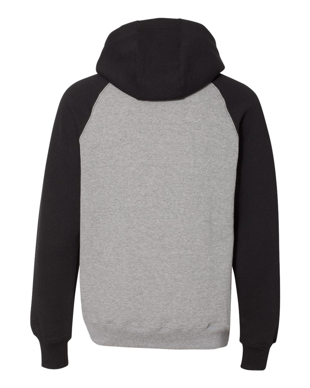 Unisex Dri Power® Colorblock Raglan Hooded Sweatshirt - 693HBM 2