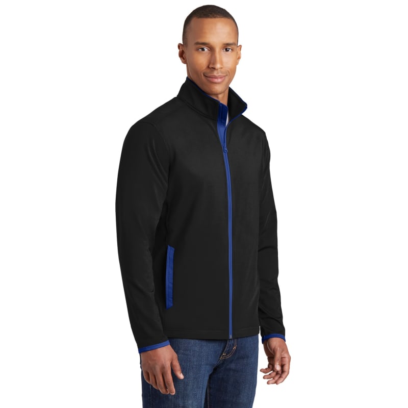 Sport-Tek Sport-Wick Stretch Contrast Full-Zip Jacket. 11