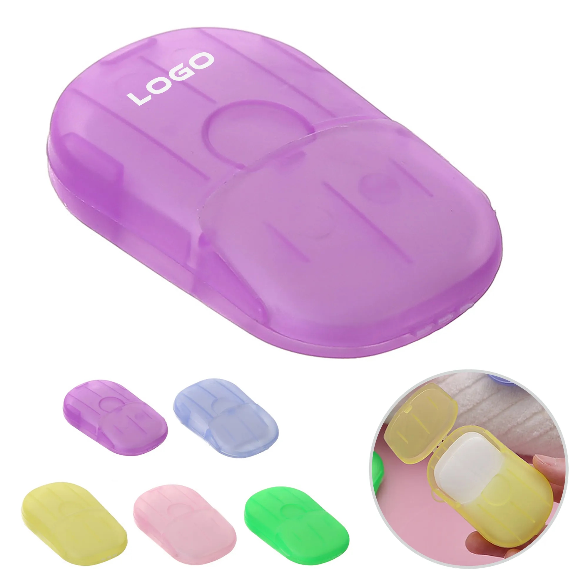 Disposable Mini Soap Paper Box 5