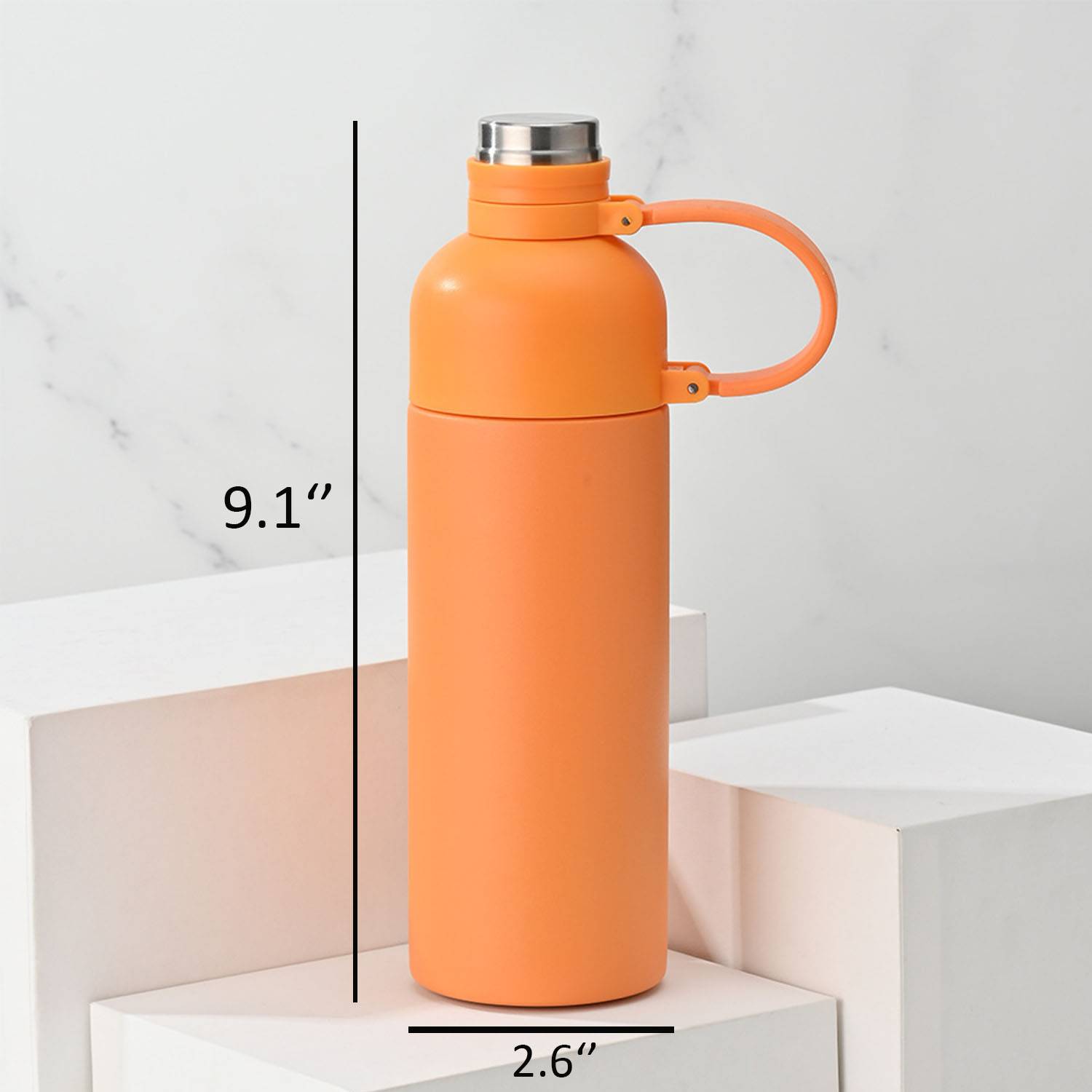 16.9 oz Silicone rope stainless steel insulated cup 2