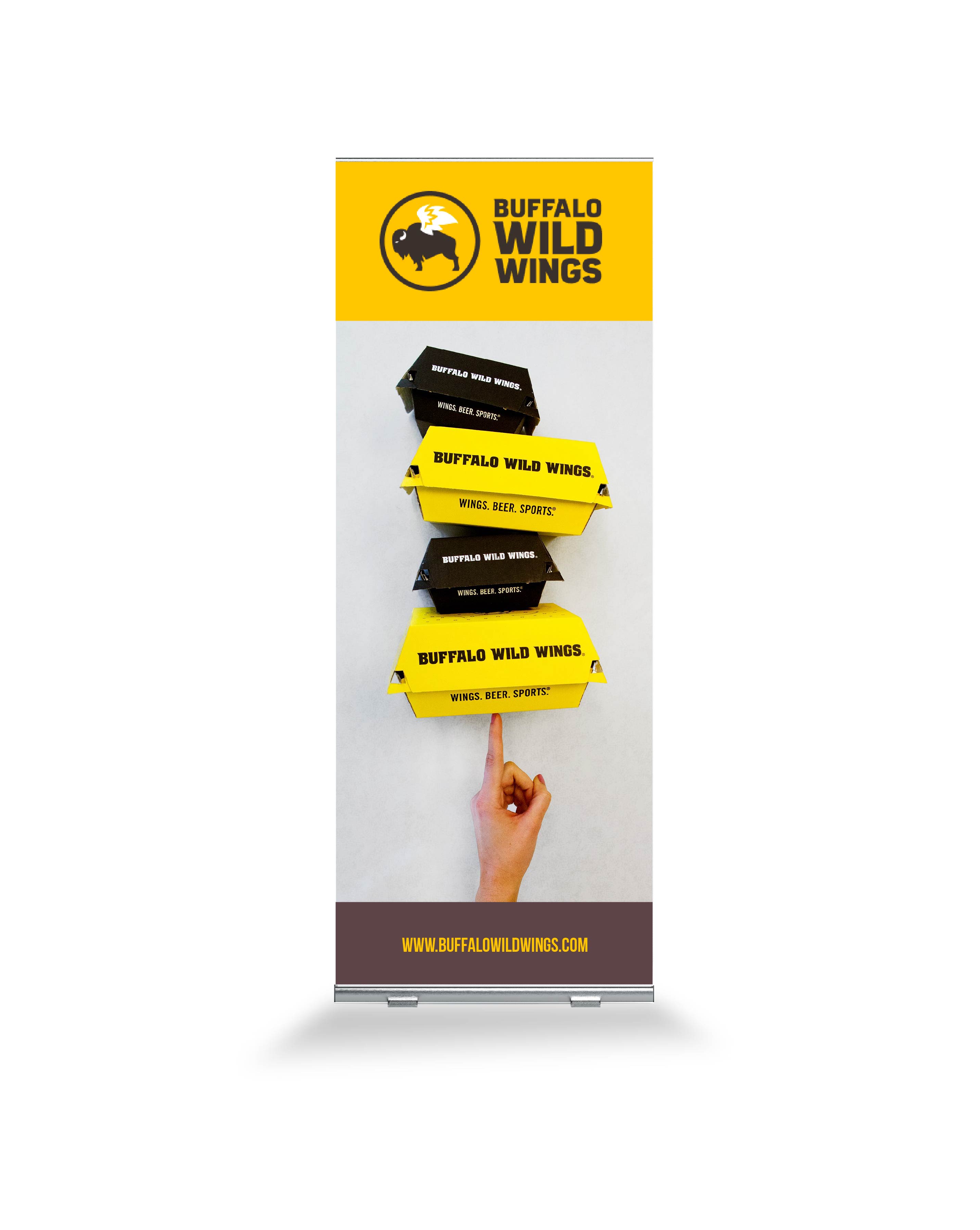 Banner Standard Retractable Stand Single Sided (33" x 81") 2