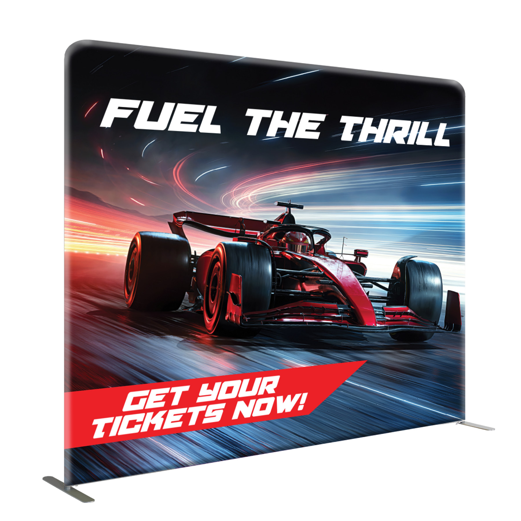 DisplaySplash Tension Fabric Display - 8' W x 7.5' H 4