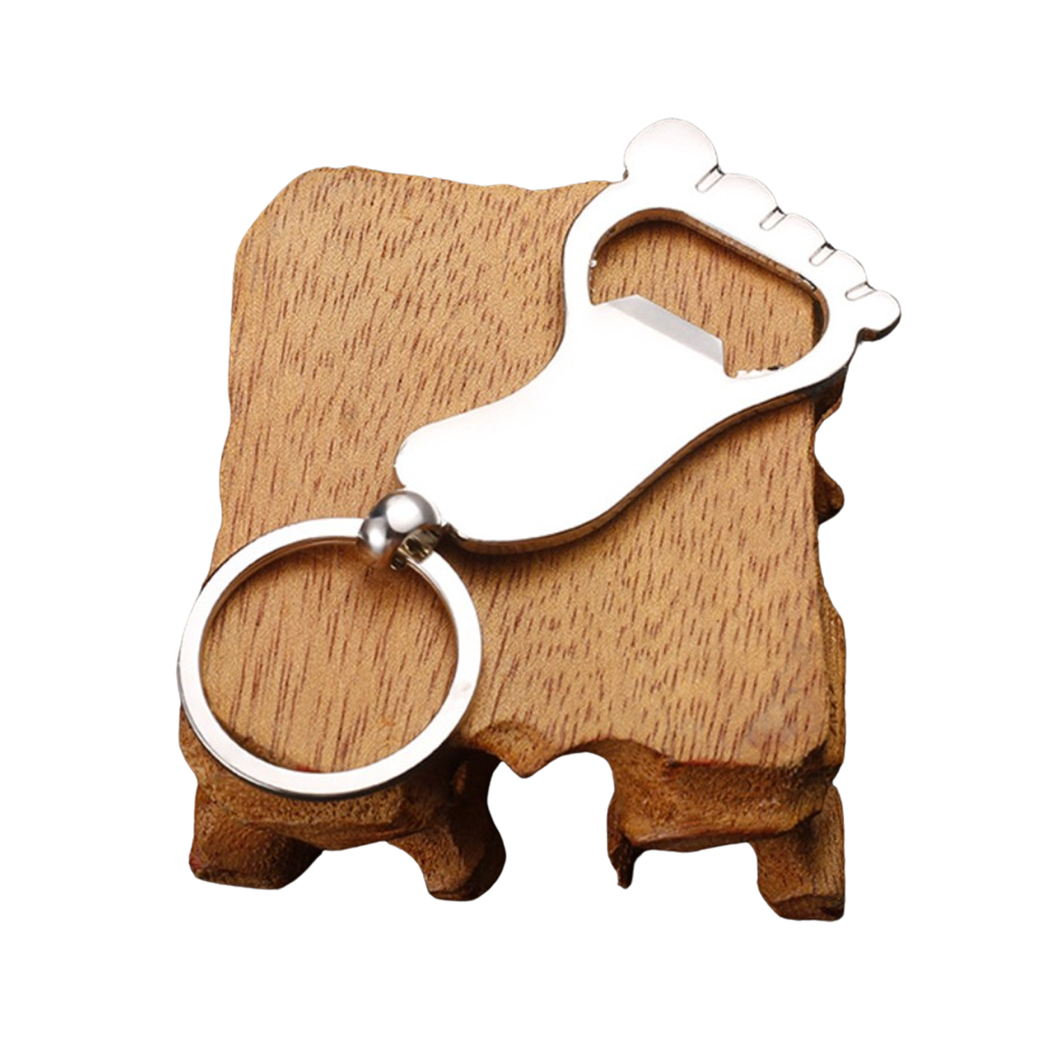 Foot Shape Opener Keychain 3