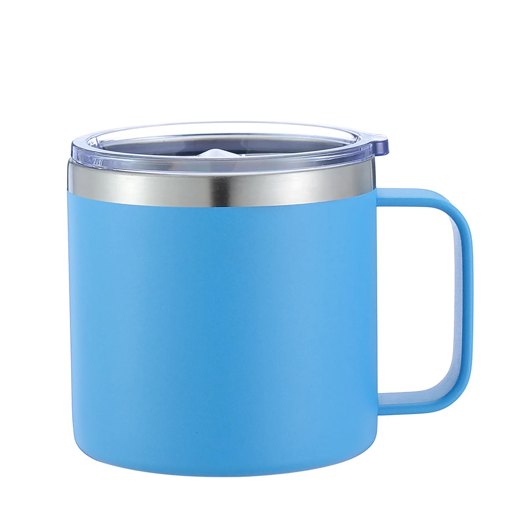 14oz Stainless Steel Mug with Lid 12