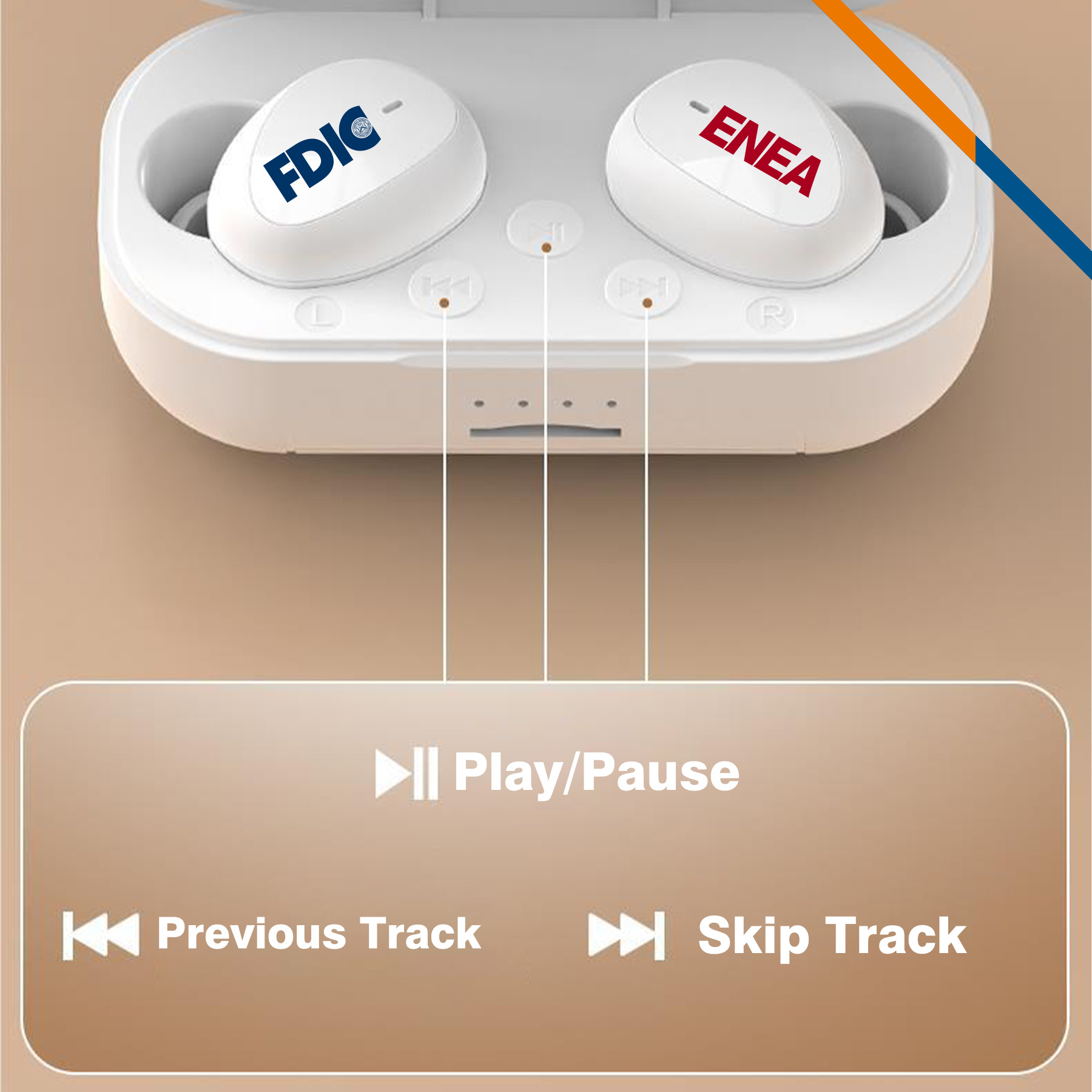 Hoppo 2in1 Bluetooth Earbuds 4