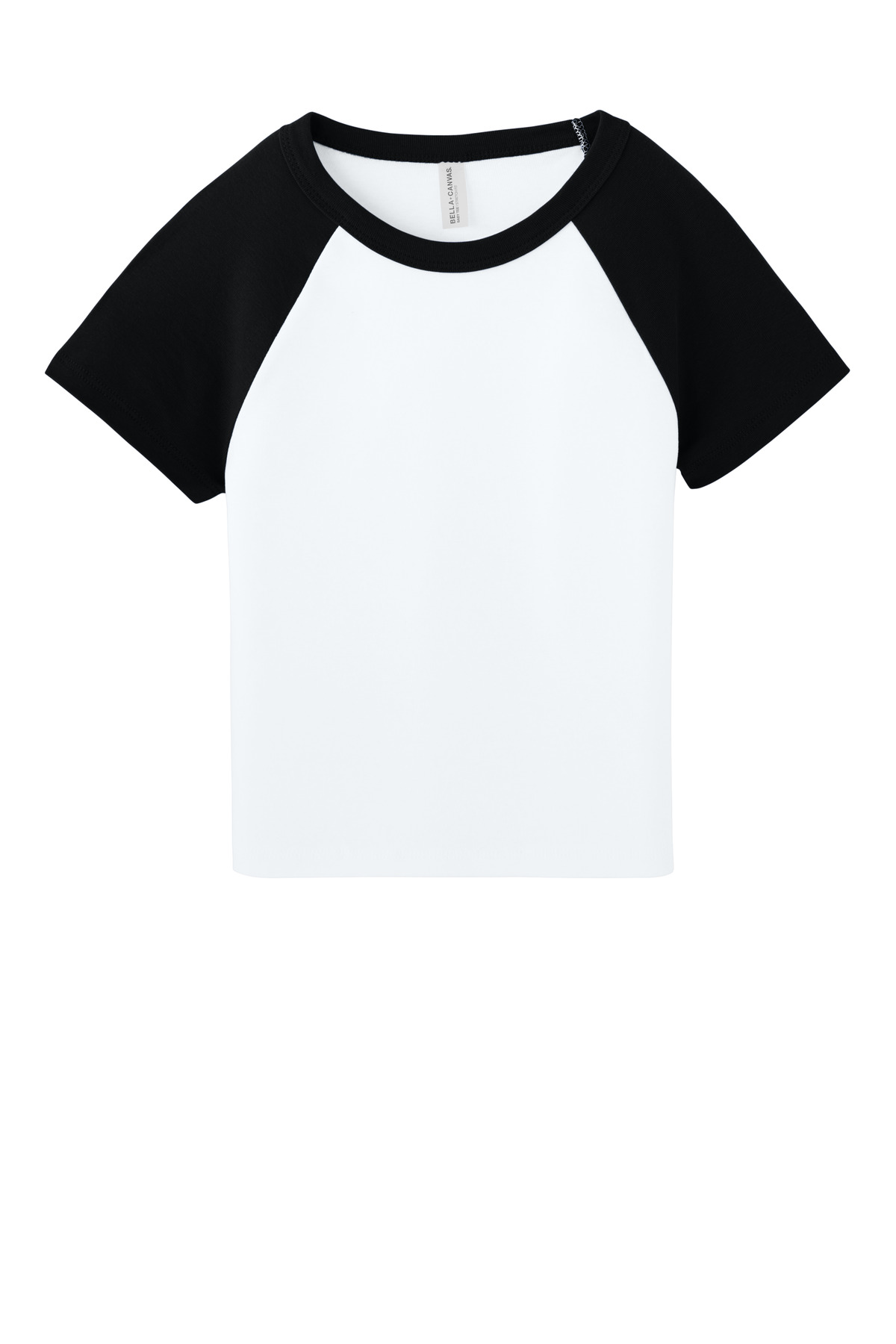 BELLA+CANVAS Women's Micro Rib Raglan Baby Tee BC1201 5