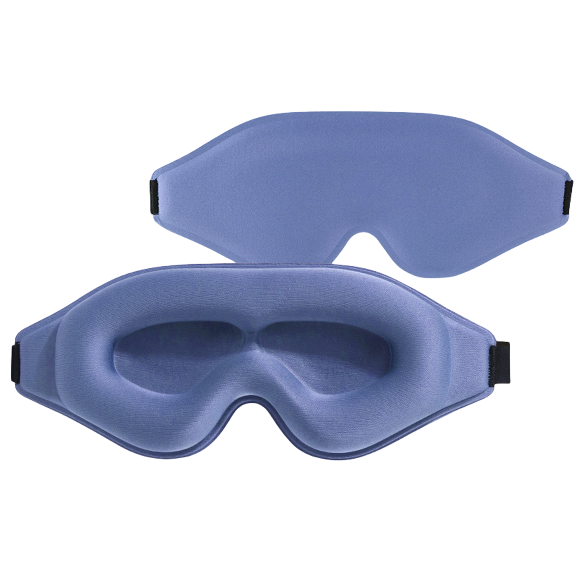 Soft Comfortable 3D Contoured Sleep Mask with Hollow Nose Bridge 3
