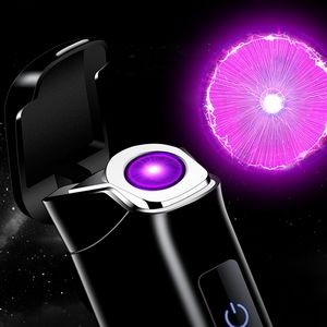 Spinning Halo Rechargeable Electric Arc Lighter With USB Charging 18