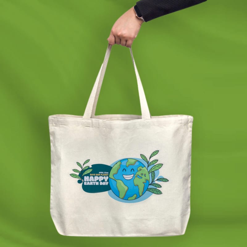 Custom Large Grocery Cotton Tote Bags, custom tote bag with logo imprint 16