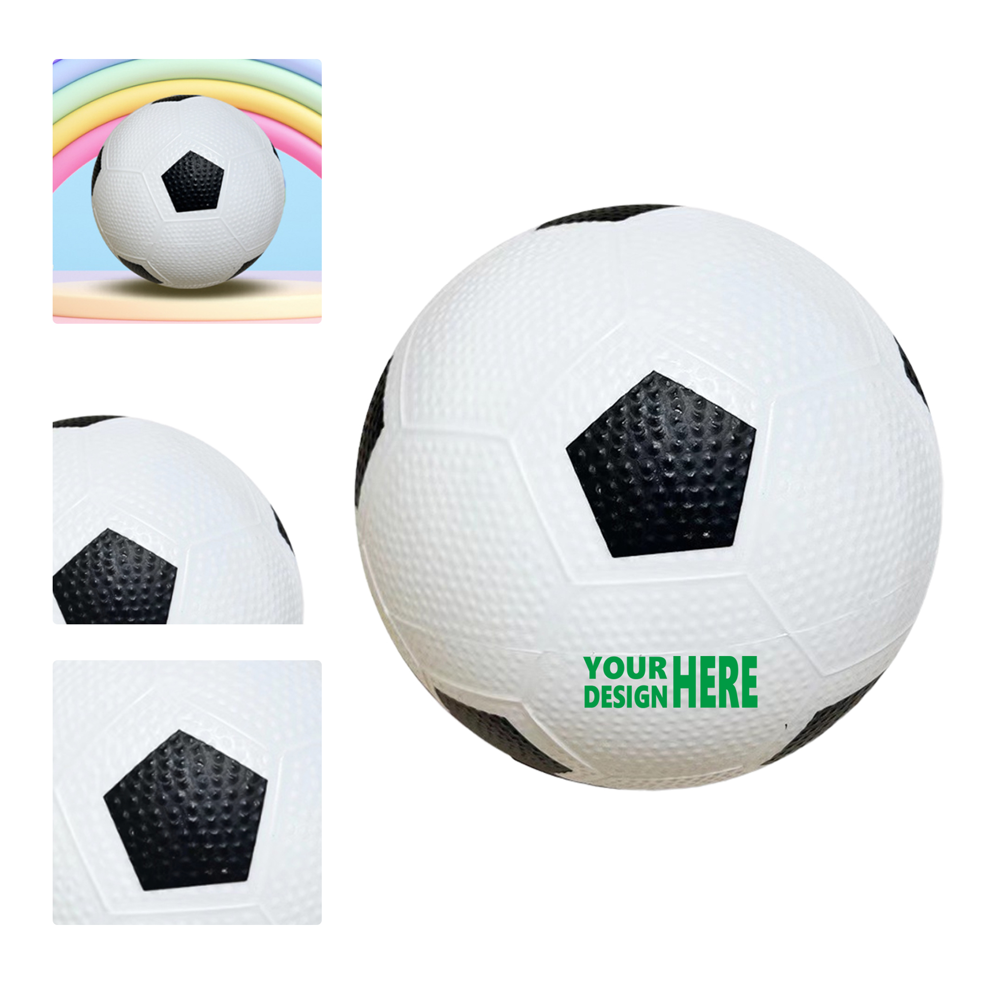 MOQ 50 Soft Inflatable Soccer Toy Ball for Kids 2