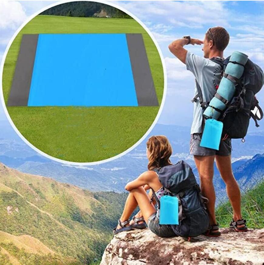 82" X 79" Beach Blanket Sand Free Oversized Beach Mats 3