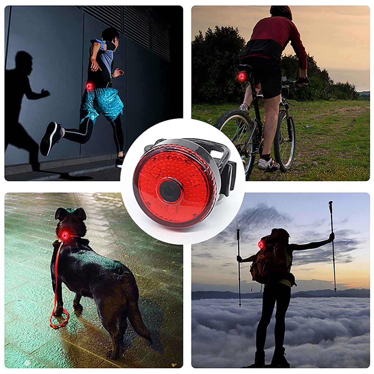 Rechargeable Bike Lights Tail Light 4