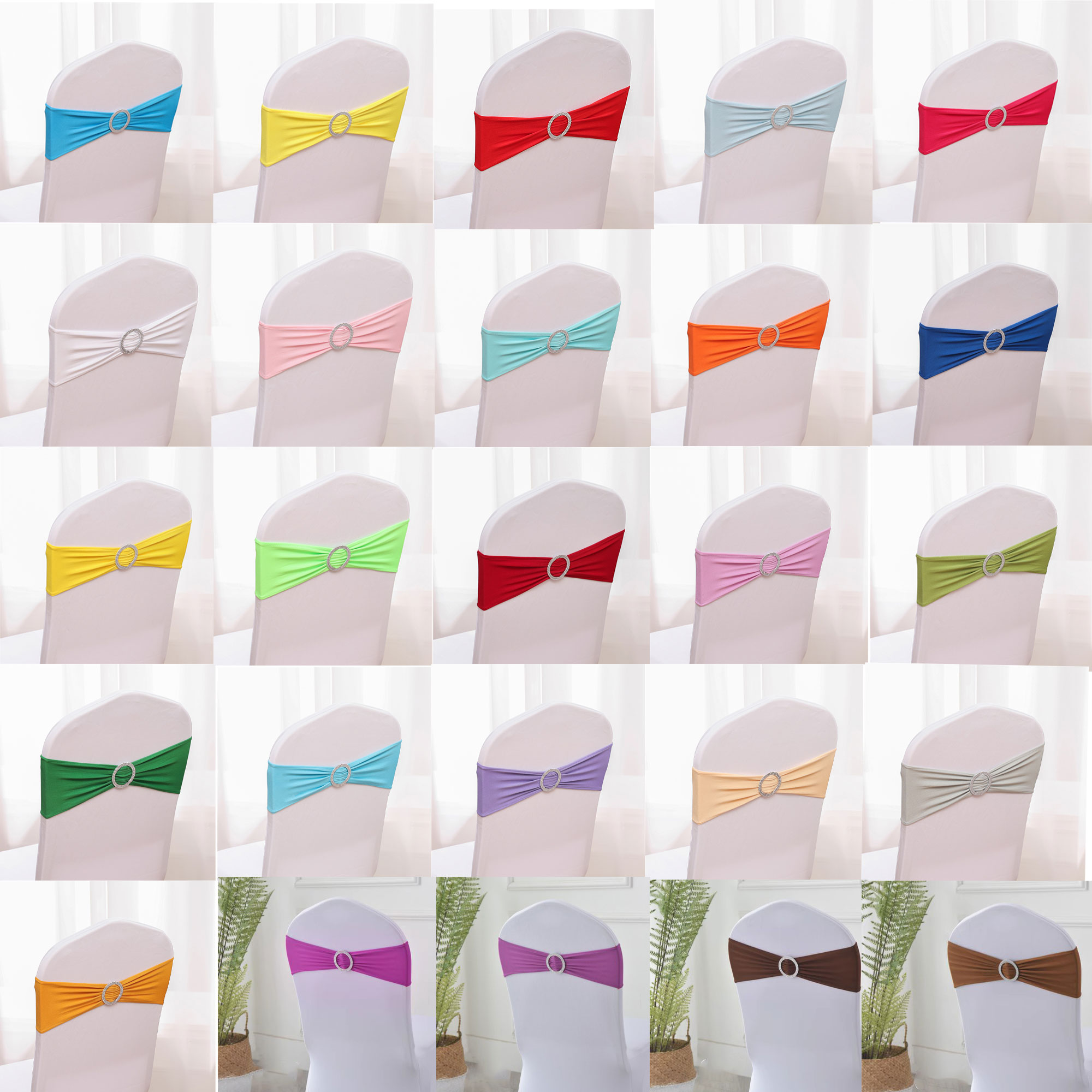 Wedding Chair Spandex Chair Cover Band 4
