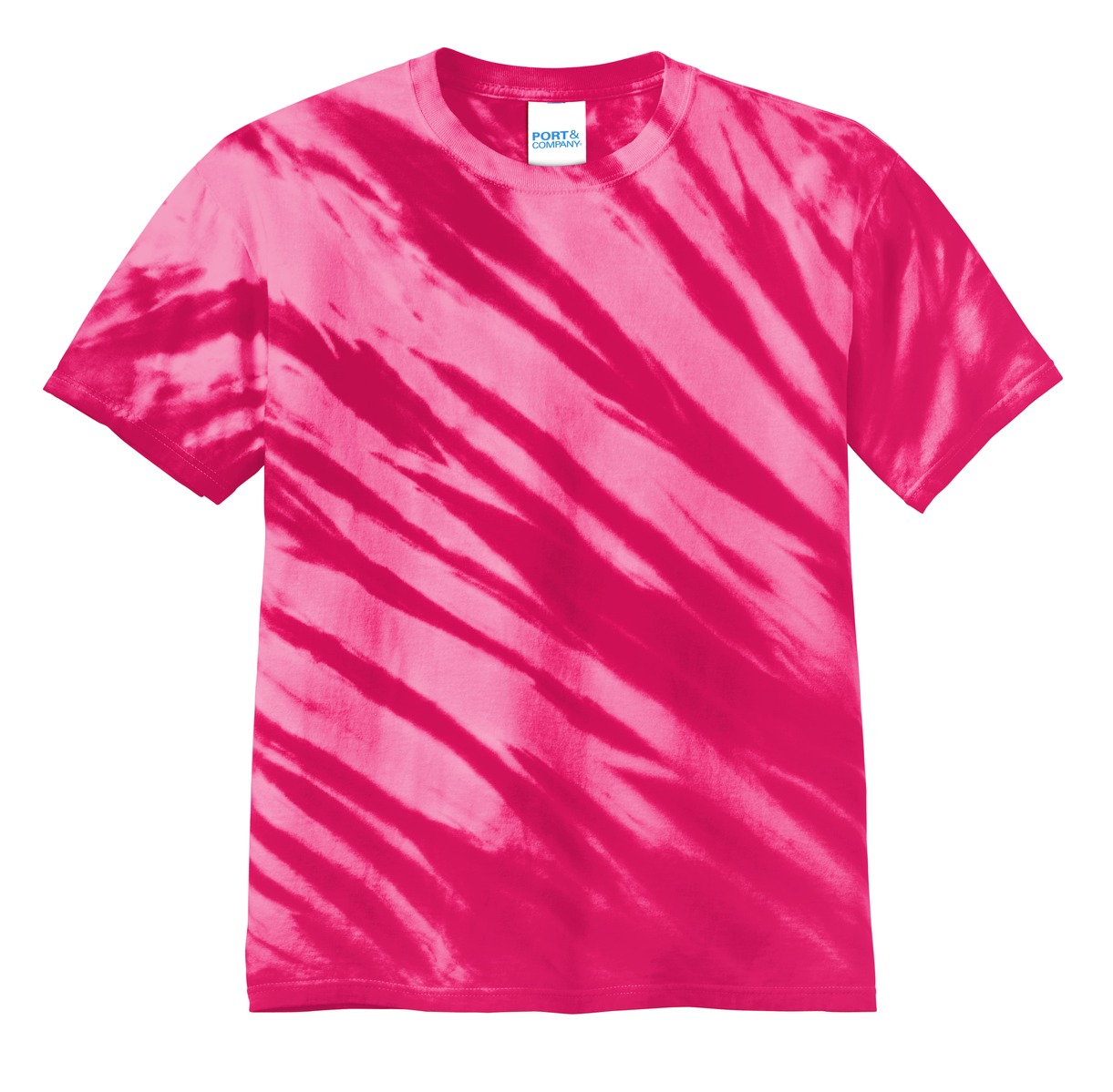 Port & Co Tiger Stripe Tie-Dye Tee. PC148 39