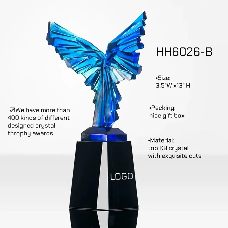 NEW Crystal Award Trophy Reward BULK Flying Wing Dream 4