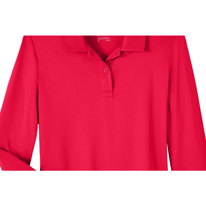 Team 365 Ladies' Zone Performance Long Sleeve Polo 7