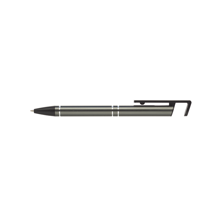 Grand Push Action 2-in-1 Metal Cell Stand Pen 8