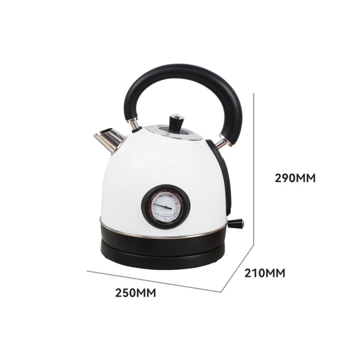 1.8L Electric Water Kettle With Temperature Gauge 2
