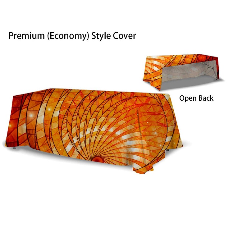 Premium 6' Table Throw 3-Sided (Full-Color Full Bleed)