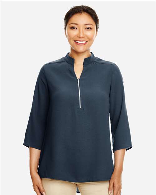 Women's Perfect Fit™ Three-Quarter Sleeve Crepe Tunic - DP611W 36