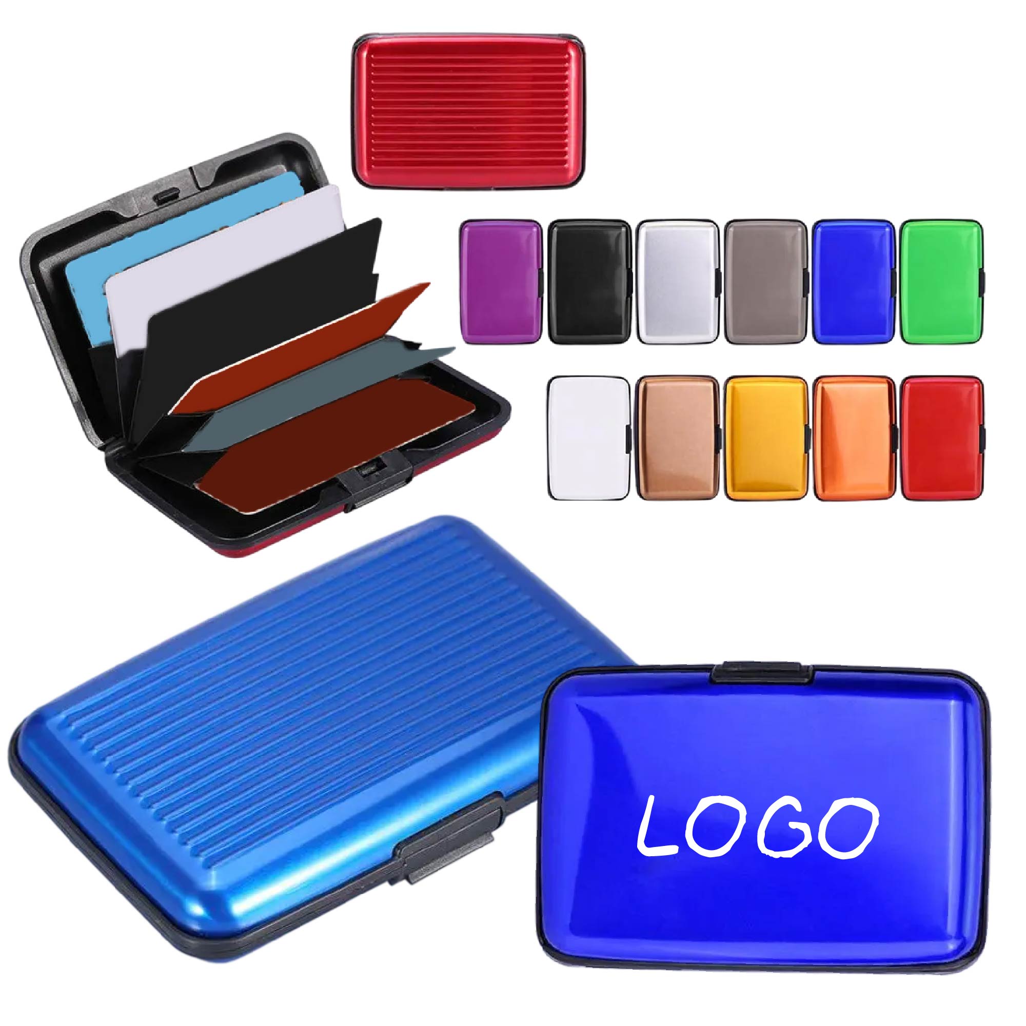 Aluminum Wallet Credit Cards Holder 1