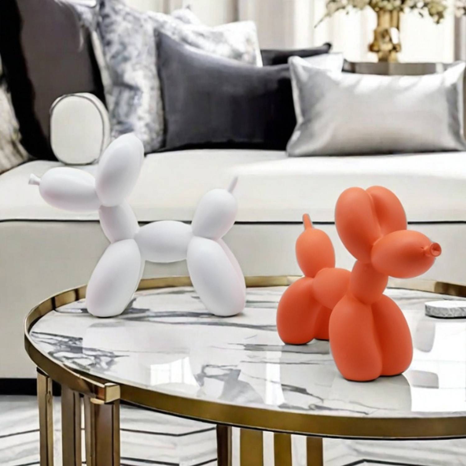 Resin Balloon Dog Sculpture Decor 31
