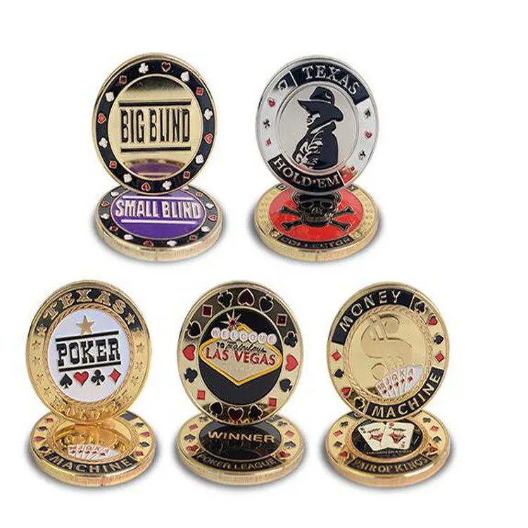 1.6inch dia. Round Metal Casino Chip Challenge Coin 6