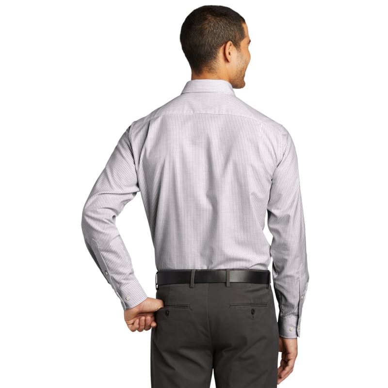 Port Authority SuperPro Oxford Stripe Shirt. 10