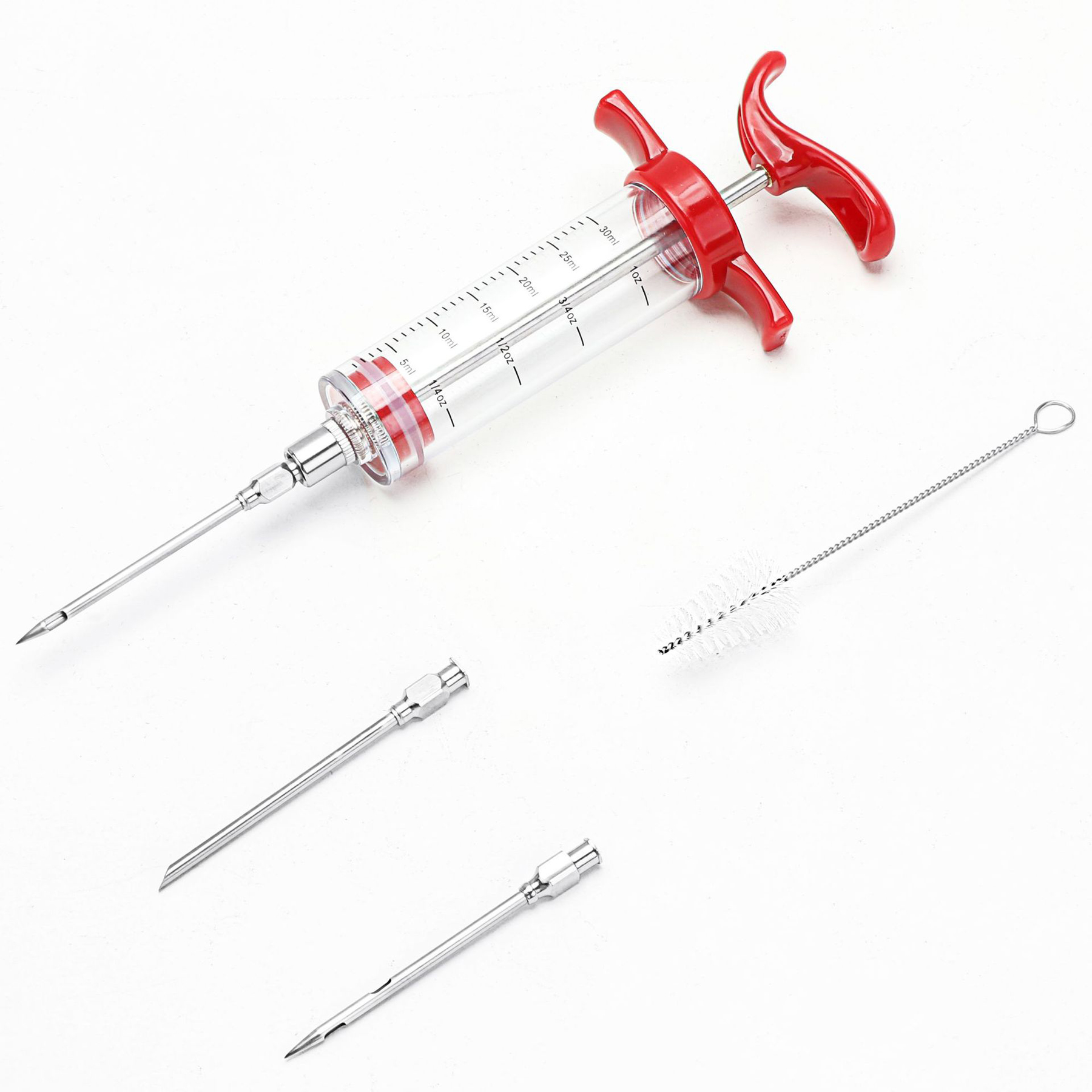 BBQ Marinade Injector Syringe with Screw-on Needle, custom kitchen gadget with logo imprint 3