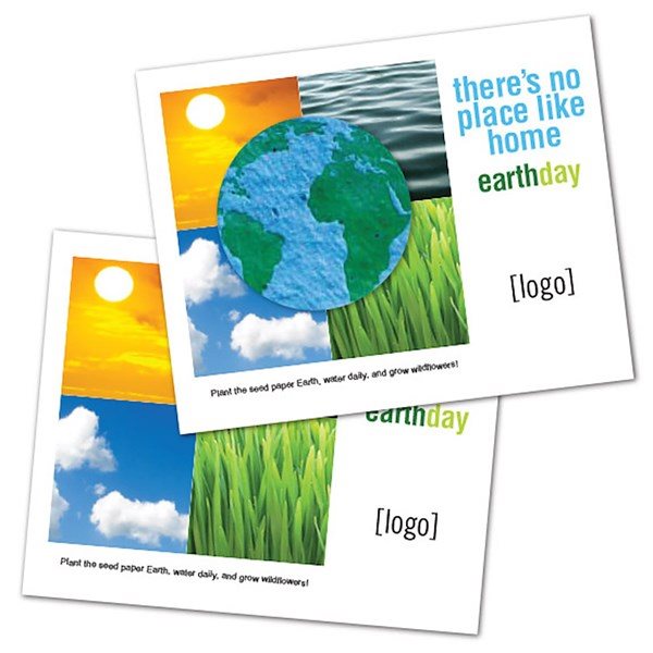 Seed Paper Shape Postcard 23