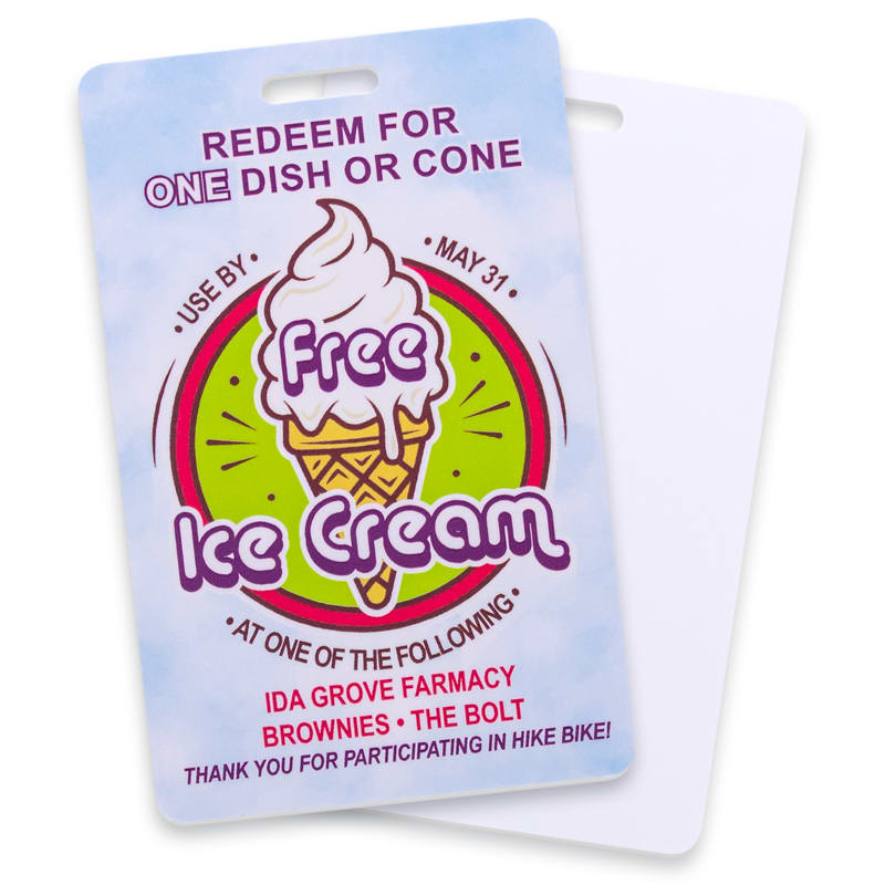 Full Color Printed PVC Cards - Credit Card Size 3.375 X 2.125 In 27